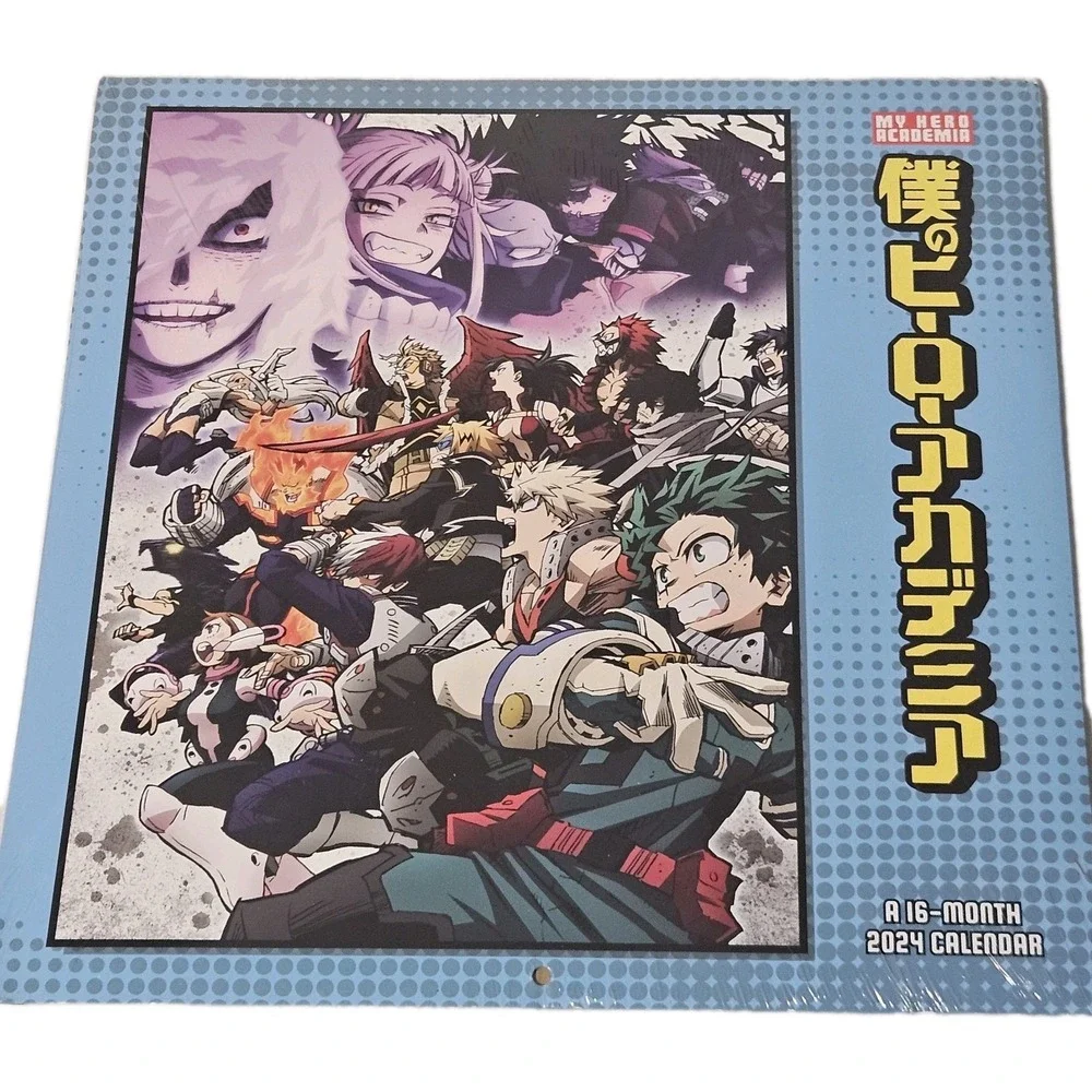 My Hero Academia 16‎ Month Calendar 2024 Sealed BRAND NEW COLLECTOR'S ITEM